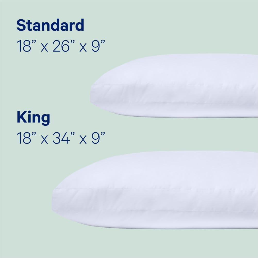 Casper Sleep Original pernă pentru dormit, king size, alb Perne standard Naty Shop