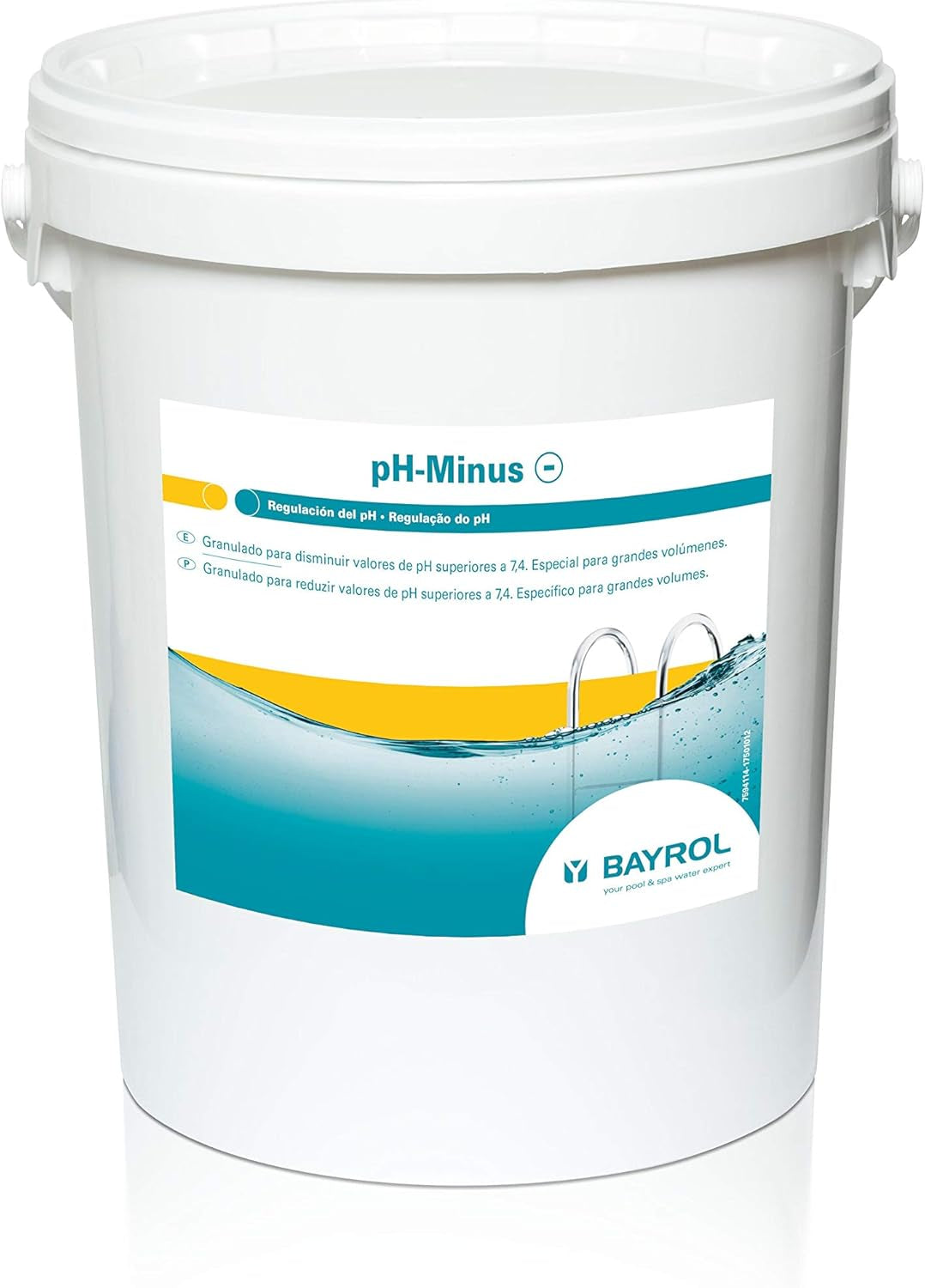 BAYROL e-pH-Minus granule 6 kg - rychle a efektivně redukuje nadměrně vysoké hodnoty pH v bazénech - snadné dávkování přímo do vody - včetně dávkovače - reduktor pH - úprava pH pro bazény