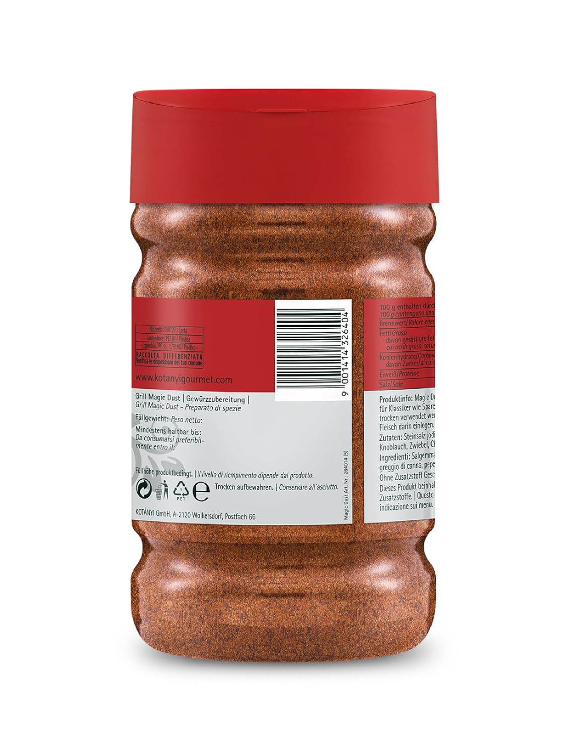 Koření na grilování Kotányi Magic Dust Grill - dokonalá chuť
