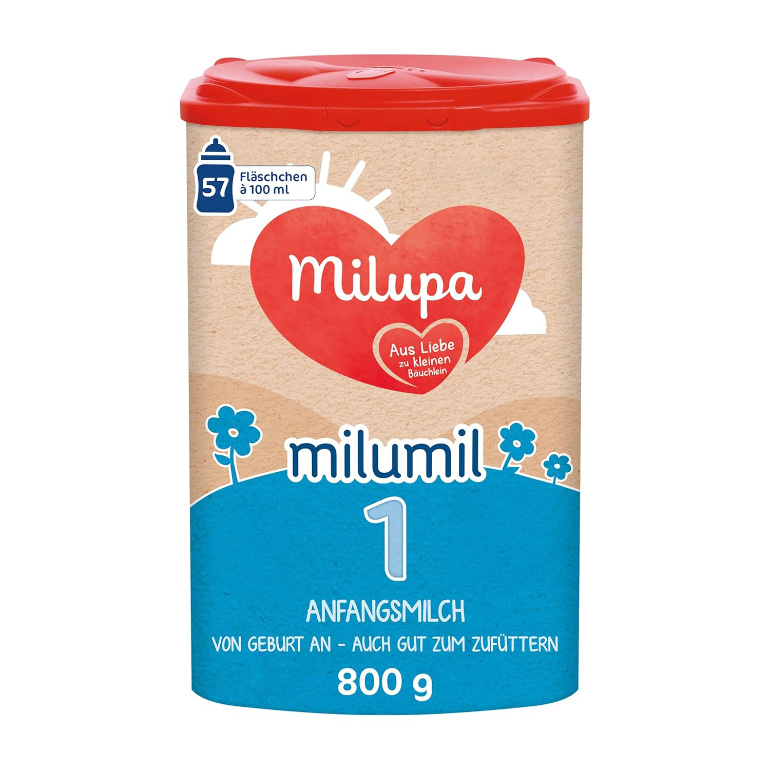 Milupa Milumil Pre, Sušené mléko pro kojence - S důležitými živinami a bez palmového oleje - 800 g Naty Shop 800 g Milumil 1