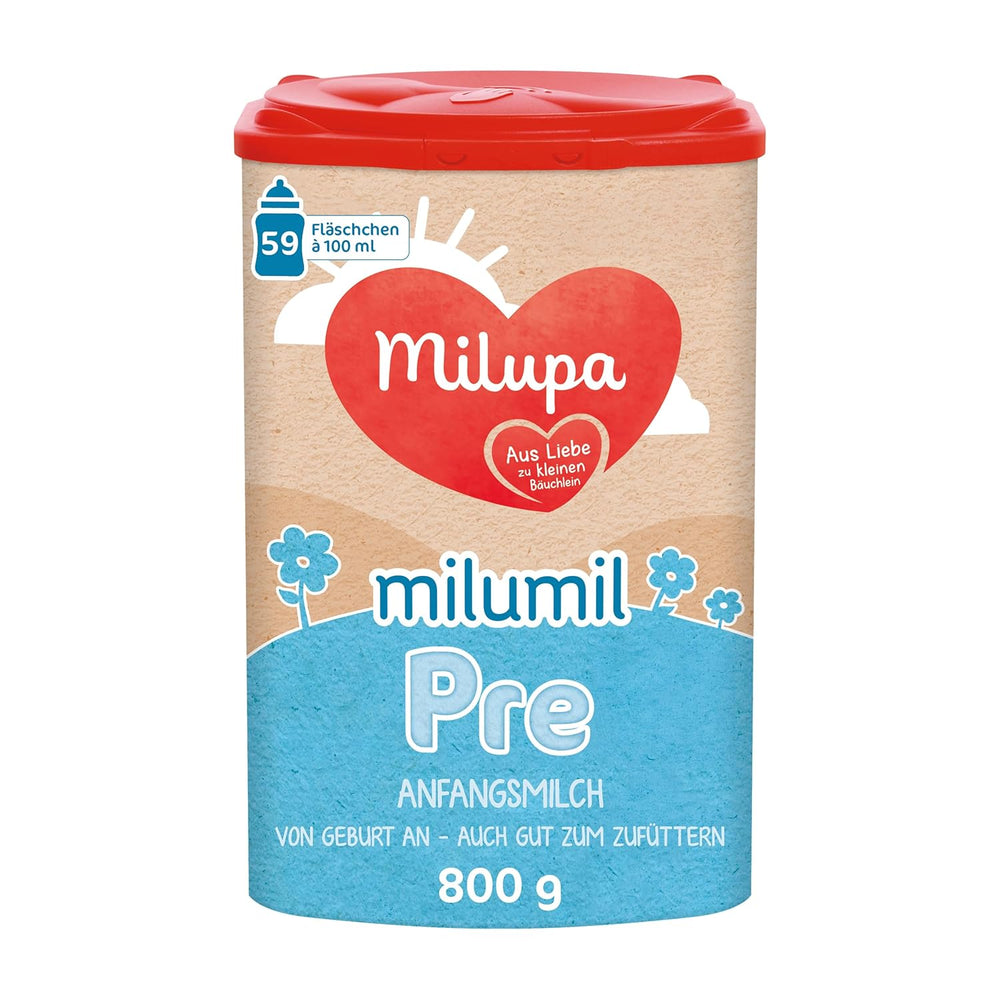Milupa Milumil Pre, Sušené mléko pro kojence - S důležitými živinami a bez palmového oleje - 800 g Naty Shop 800 g Milumil Pre