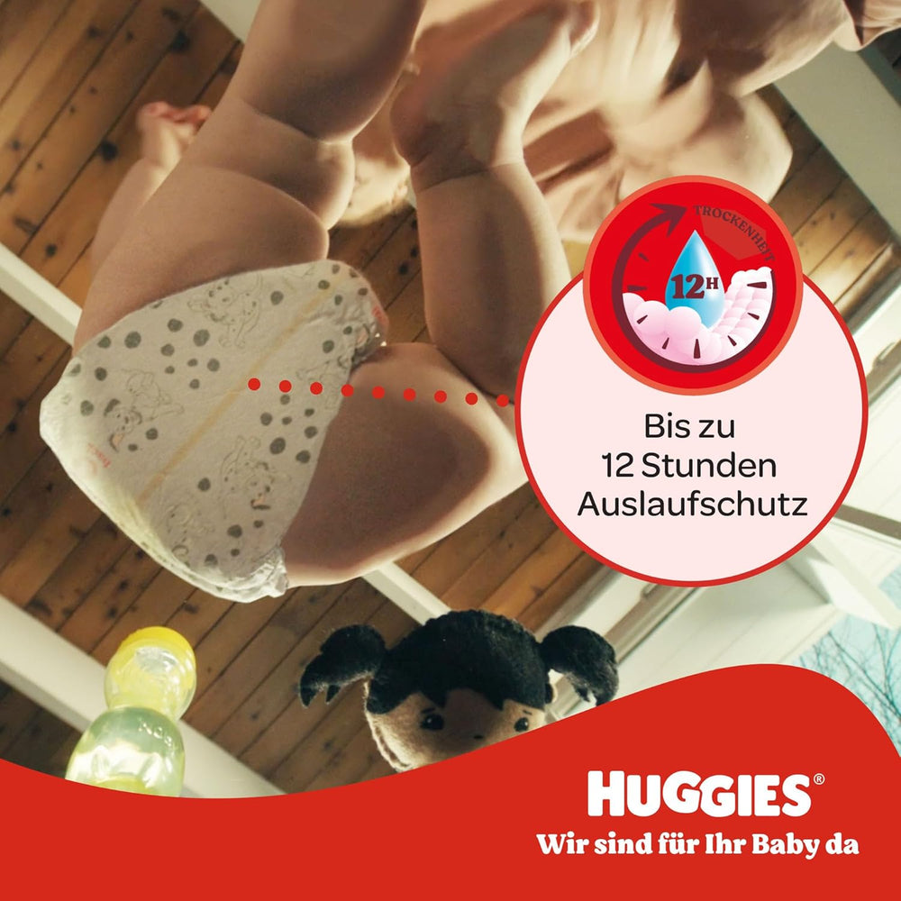 Kalhoty Huggies Little Movers Disney, velikost 6, počet 96 (2 x 48), měsíční krabička