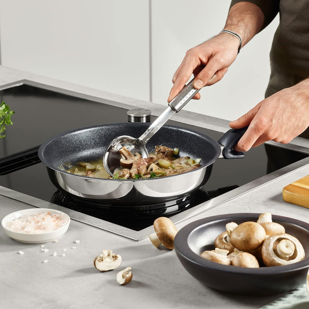 Fissler Adamant Premium, pánev z nerezové oceli, nepřilnavá, odolná proti poškrábání - Indukční hrnce a pánve Naty Shop