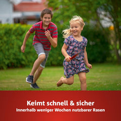Wolf-Garten Sport- & Spielrasen LG 125 (Für 125 M², Schnell Nutzbar & Trittfest, Strapazierfähiger Rasen Für Sport- & Spielplätze, Hausgarten, Für Alle Bodenarten Geeignet, Im 2,5 Kg Beutel) 3825020