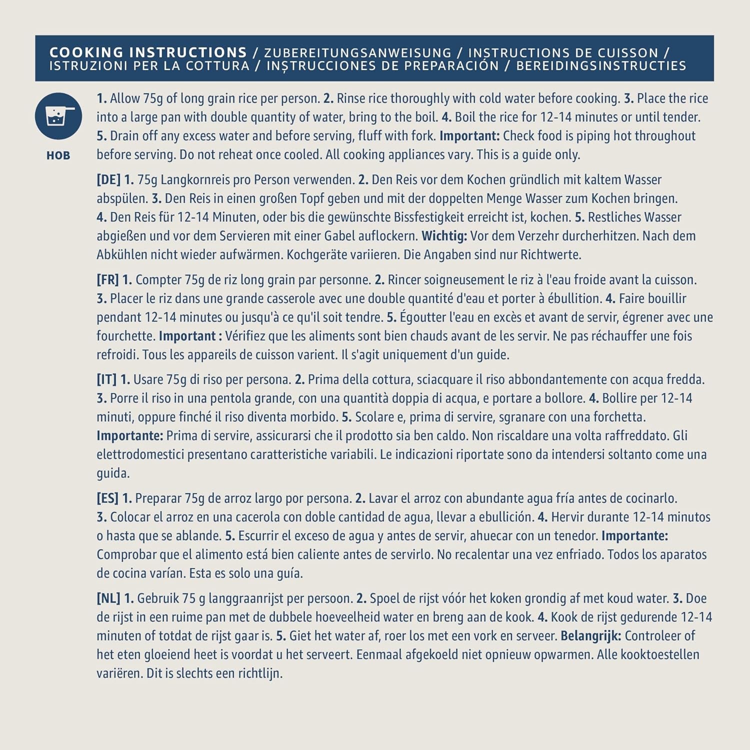 Předvařená dlouhozrnná rýže z Amazonie, 1 kg