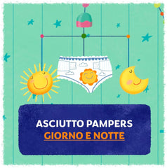 Pleny Pampers Sun and Moon Midi, velikost 3 (4-9 kg), 120 plen