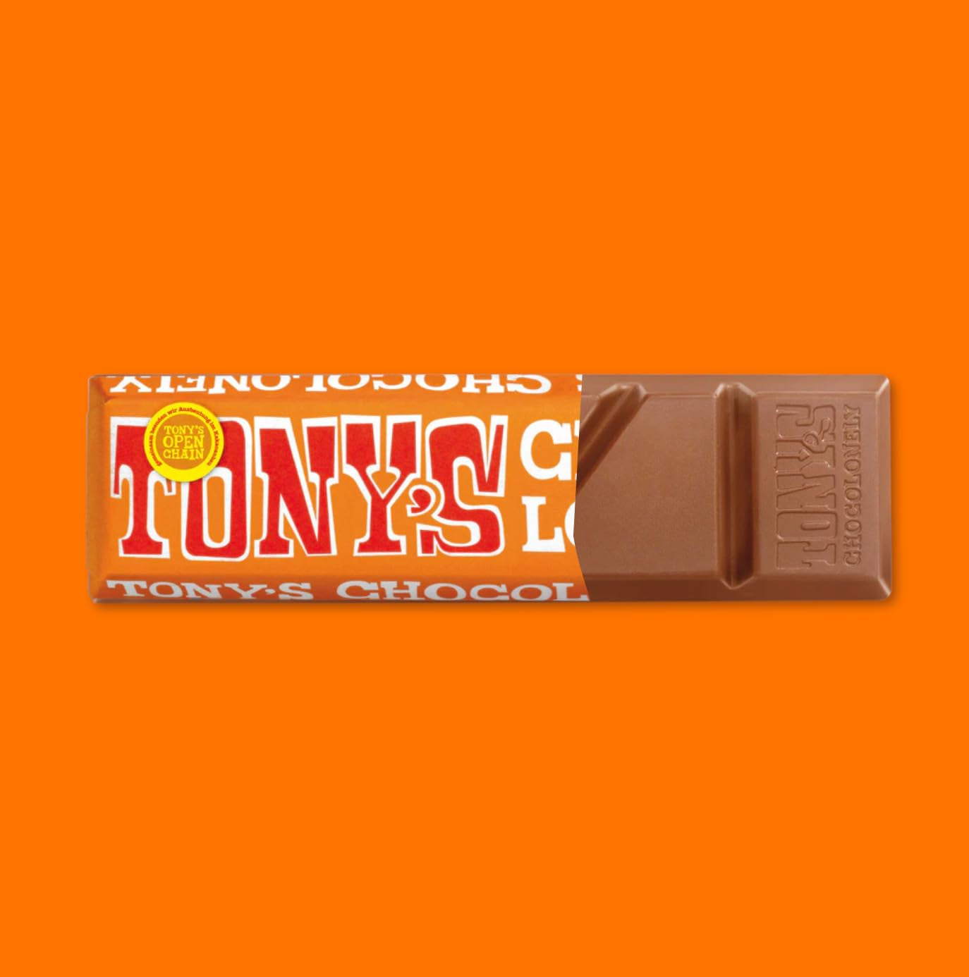 Tony's Chocolonely, mléčná čokoláda s karamelem a mořskou solí 47g