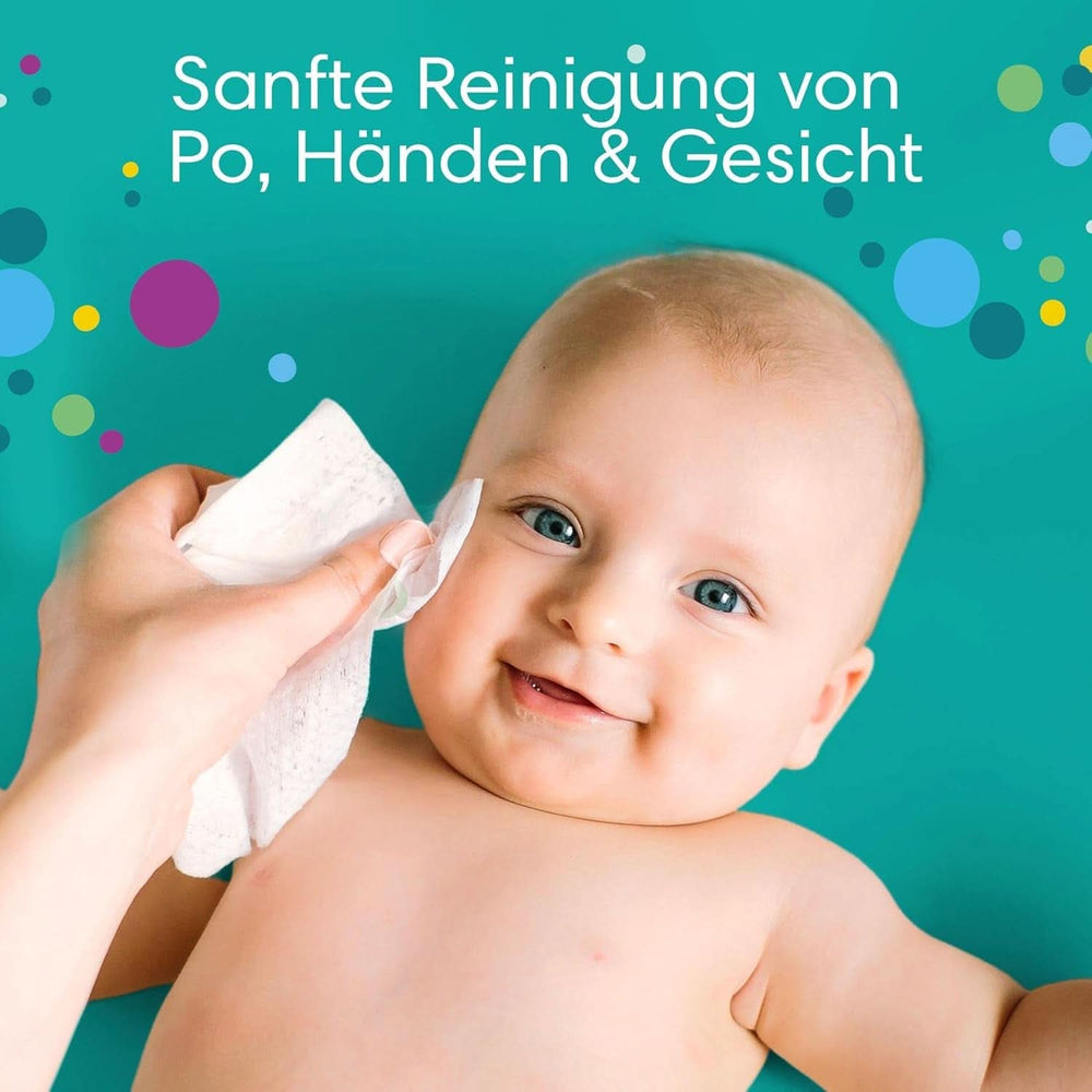 Vlhčené ubrousky Pampers Fresh Clean, 624 vlhčených ubrousků, lehká vůně, vhodné i na ruce a obličej Baby Wet Wipes Naty Shop
