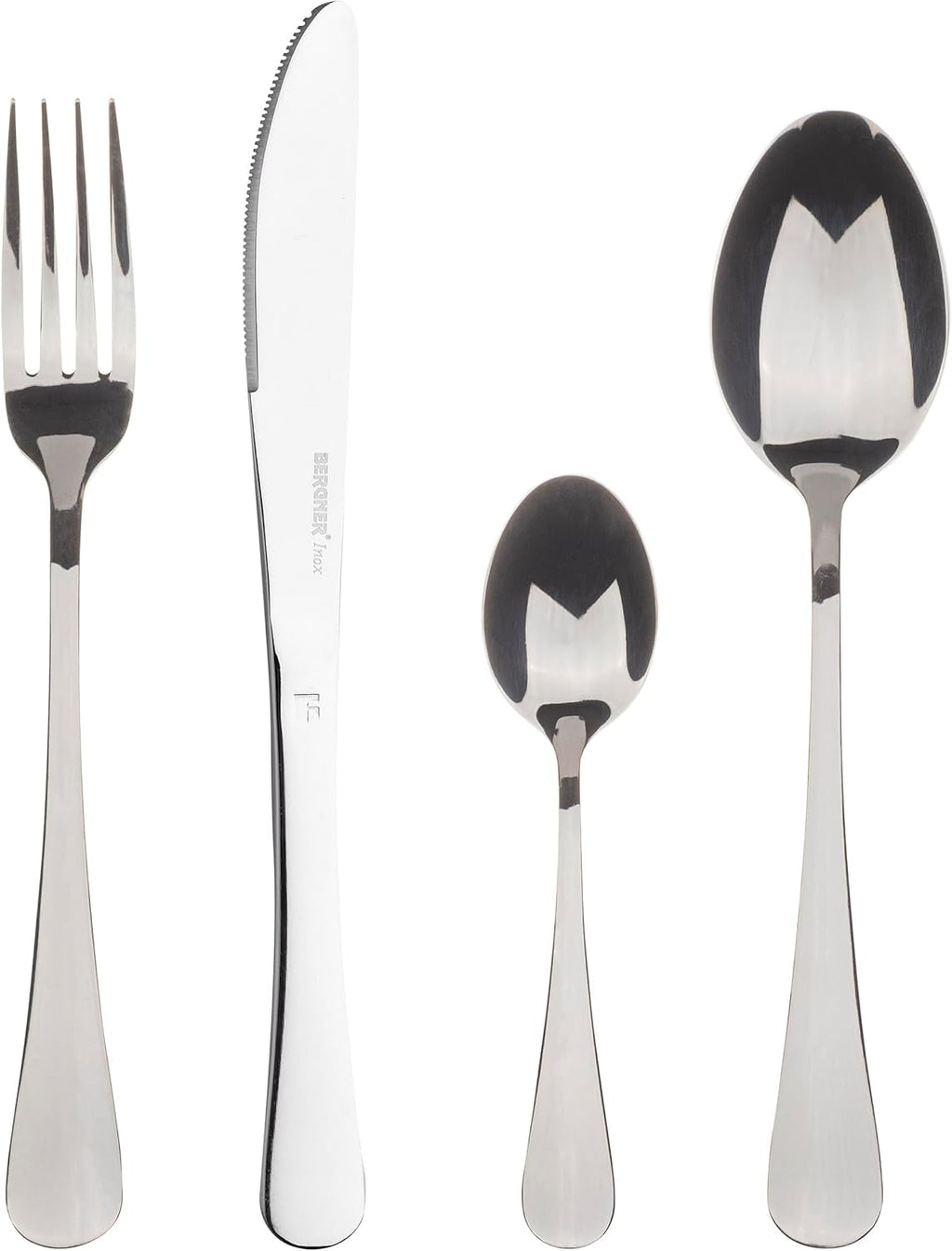 BERGNER MUNICH - Set de tacâmuri din oțel inoxidabil din 24 de piese Bucatarie Naty Shop Munich 24 de bucăți