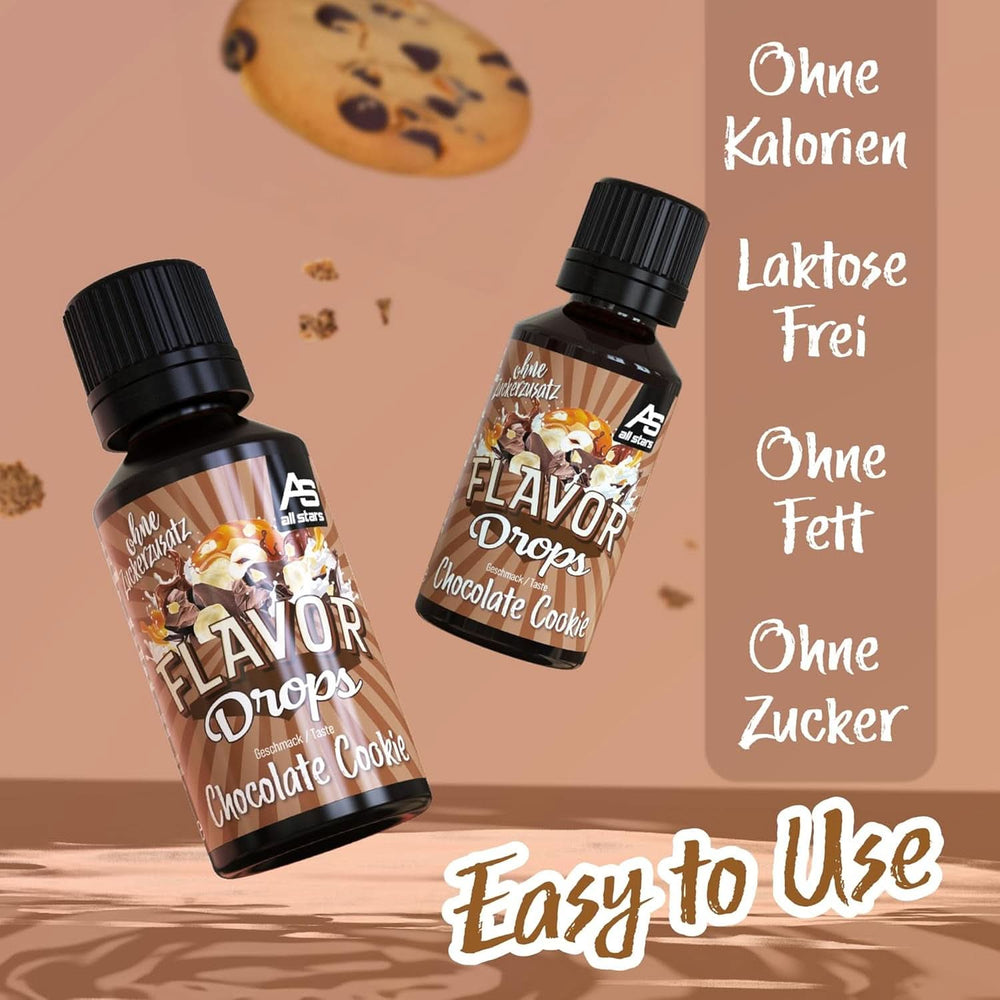 ALL STARS Flavor Drops, Ochucené kapky bez přidaného cukru a bez kalorií - Sladkost a chuť do jídla, 30 ml Sladidla Naty Shop