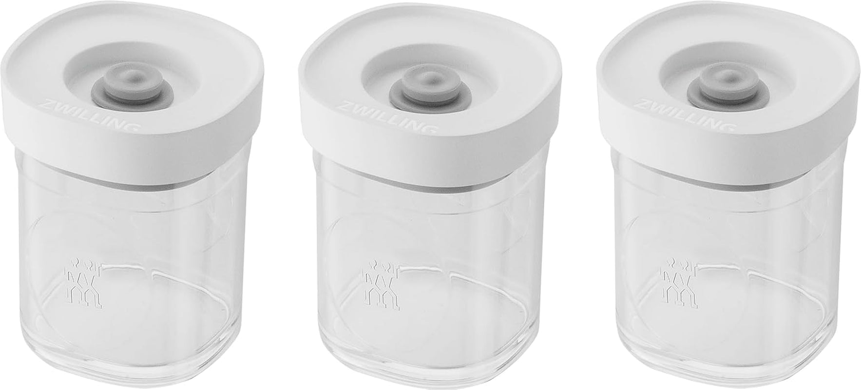 ZWILLING FRESH & SAVE CUBE Box, dimensiune 2M, Cutie de depozitare modulară și stivuibilă, depozitare ermetică și vidabilă, lavabilă în mașina de spălat vase, transparentă Cutii depozitare alimente Naty Shop Xs