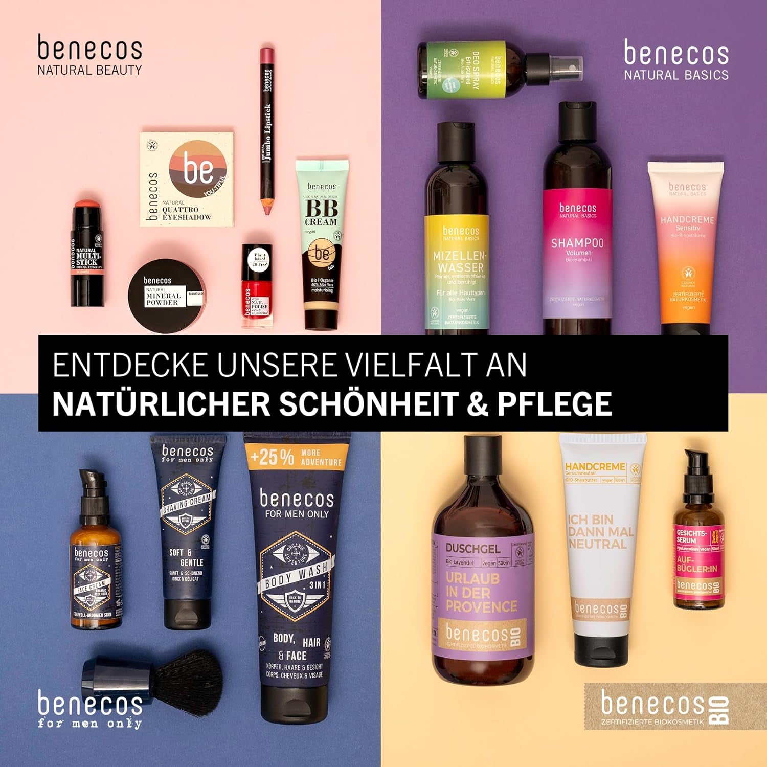Benecos 20-Free veganský lak na nehty oh lala - bylinný lak na nehty - rychle schnoucí a dlouhotrvající - propustný pro vodu - obohacený o biotin - 5 ml