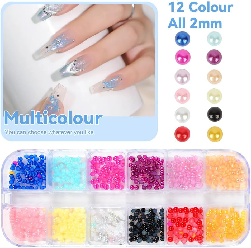 Harz Strasssteine 4200Pcs Strass Kristalle 1Mm-5Mm Gemischte Kinder Bastelsachen Kit Mit Strass Mit Picking Pinzette Und Stift Für DIY Nägel Kleidung Kunsthandwerk Gemischt Becher Party (A)