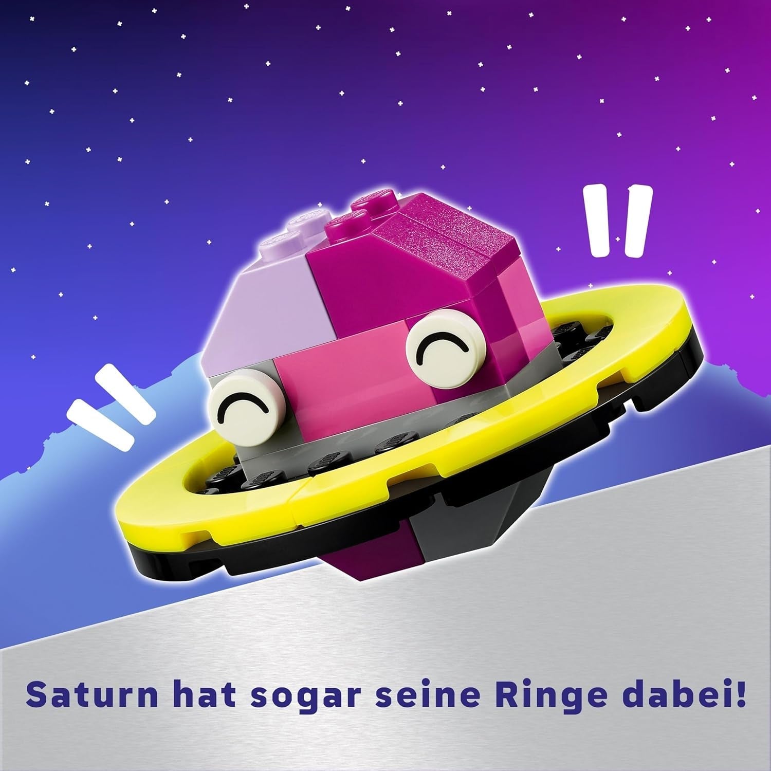 LEGO Classic Creative Space Planets Model stavby sluneční soustavy pro děti Vesmírná hračka s raketovou vesmírnou lodí Planety a mimozemšťané Dárek pro děti 5leté chlapce a dívky 11037 Stavebnice Beuche den LEGO-Store