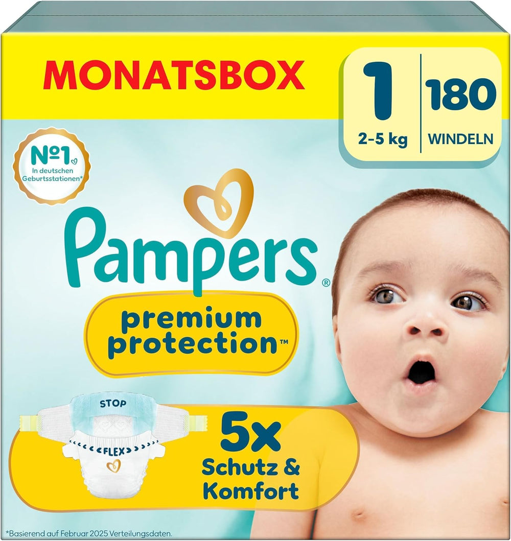 Pampers Premium Protection, velikost 6, 144 plen, 13kg-18kg, naše #1 ochrana kůže a protečení