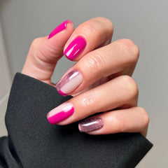 UV lak na nehty Semilac Hybrid 436 Powerful Burgundy 7ml Kolekce Even Better Together