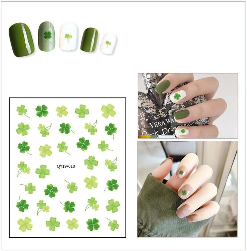 JMEOWIO Süße Nagelsticker Für Kinder 14 Blatt Nail Art Sticker Selbstklebend Nagelaufkleber Regenbogen Blumen Frucht Dekoration Nageldesign Zubehör