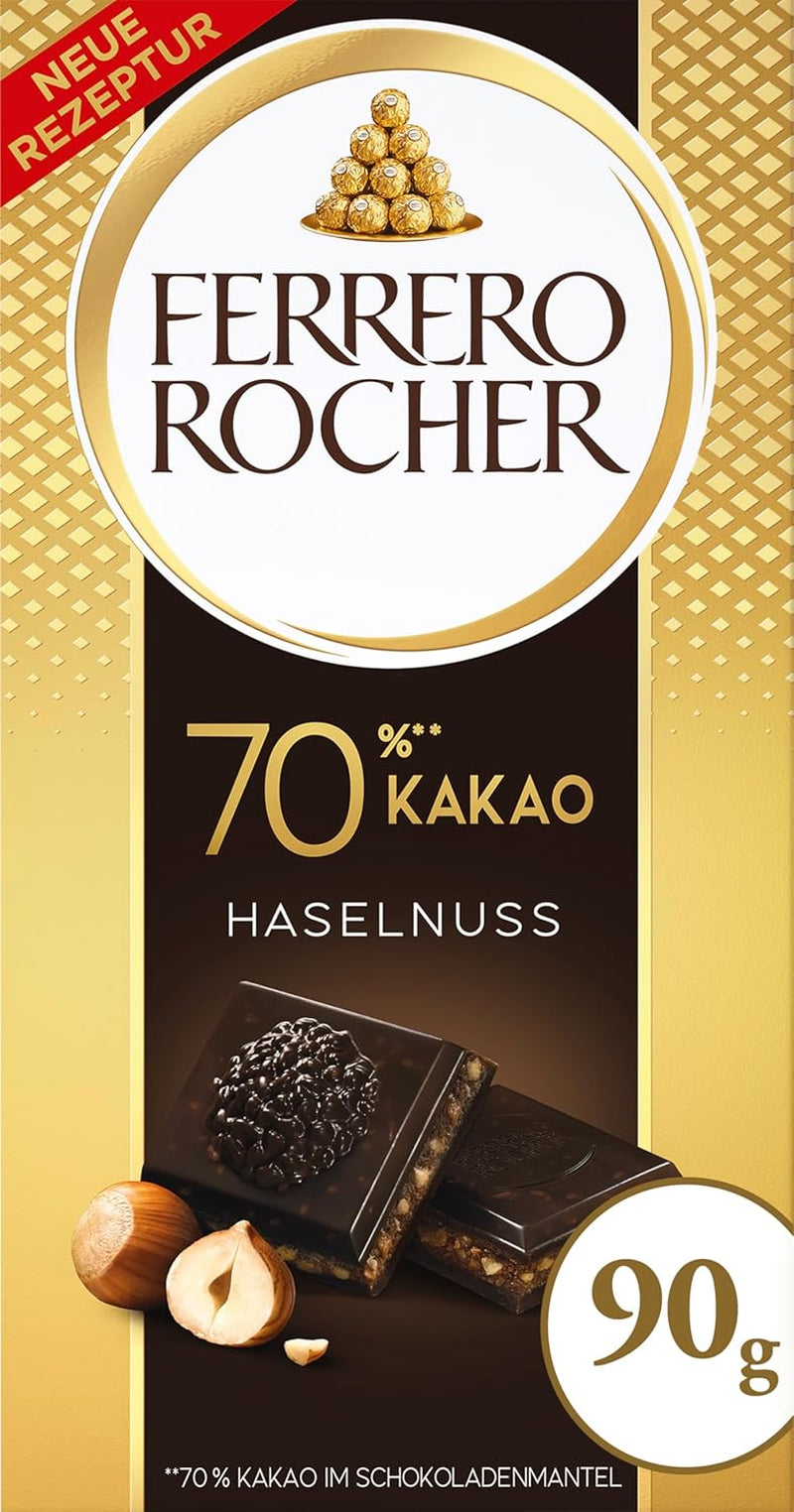Ferrero Rocher Tyčinka - Bílá čokoláda s lískovými oříšky - Dárek k Valentýnu pro něj a pro ni - 1 čokoláda x 90g