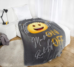 Herding Emot!X Wellsoft pătură pufoasă, 150 X 200 cm, poliester Paturi si Cuverturi Besuche den Herding-Store