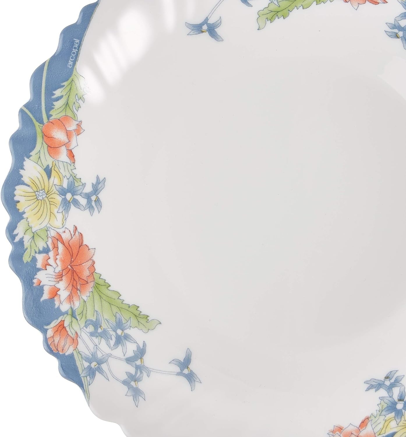 Florine Tafelservice Mit Blumen, Glas, Mehrfarbig, 33 X 33 X 31 Cm Sady nádobí Naty Shop