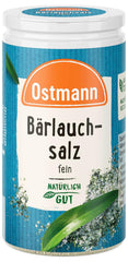 Ostmann Gewürze - Bärlauchsalz | Ideální pro Herzhaften Gemüse nebo Fleischgerichten Recyclebare, nachfüllbare Streudose | 65 g ve Streueru
