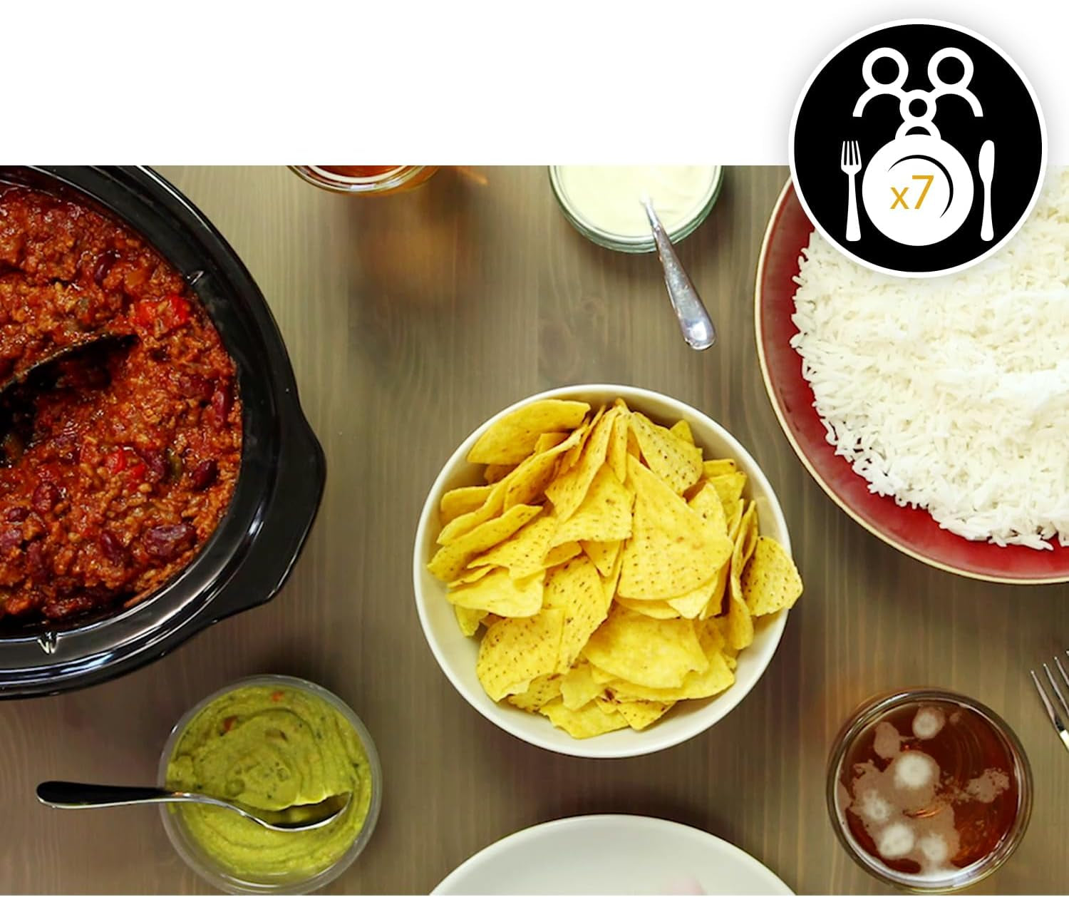 Crockpot, pomalý hrnec elektronický, 5,7 l (5-6 osob) pomalý hrnec Naty Shop