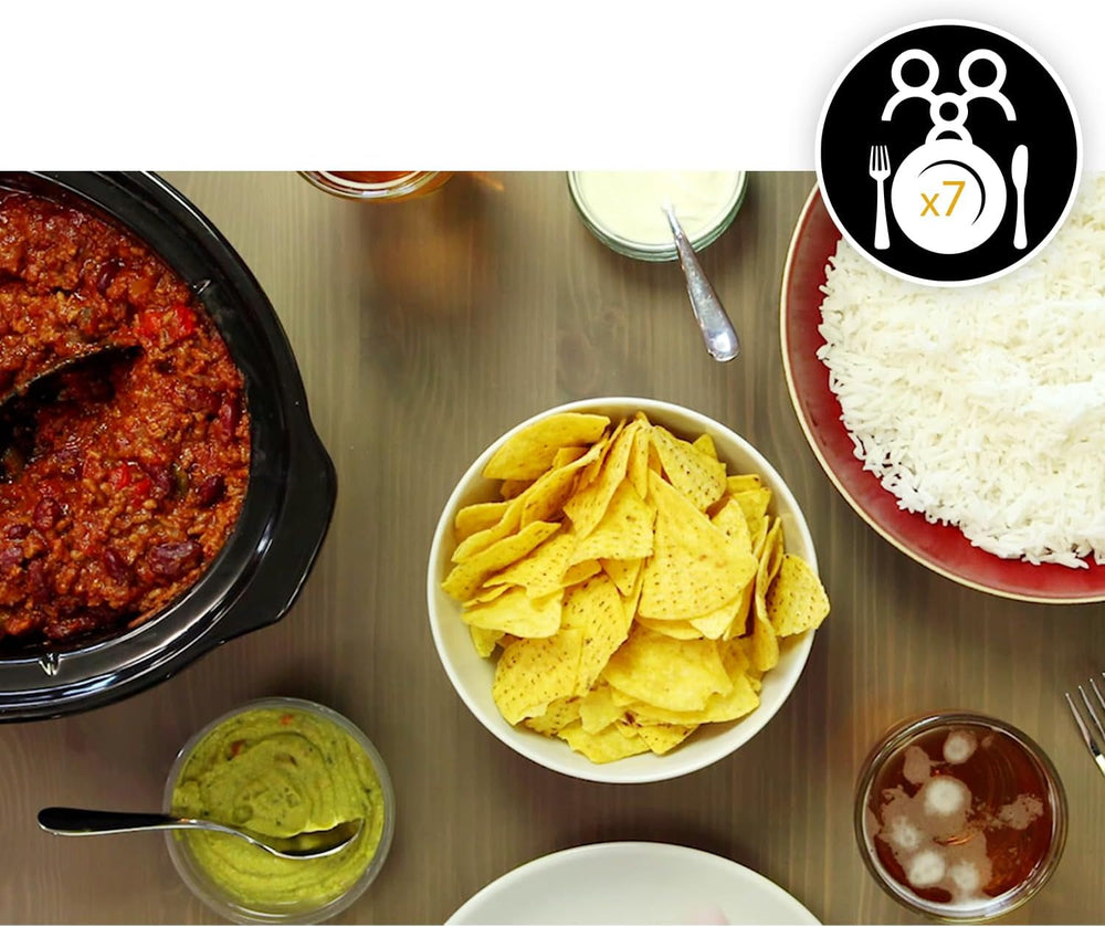 Crockpot, pomalý hrnec elektronický, 5,7 l (5-6 osob) pomalý hrnec Naty Shop