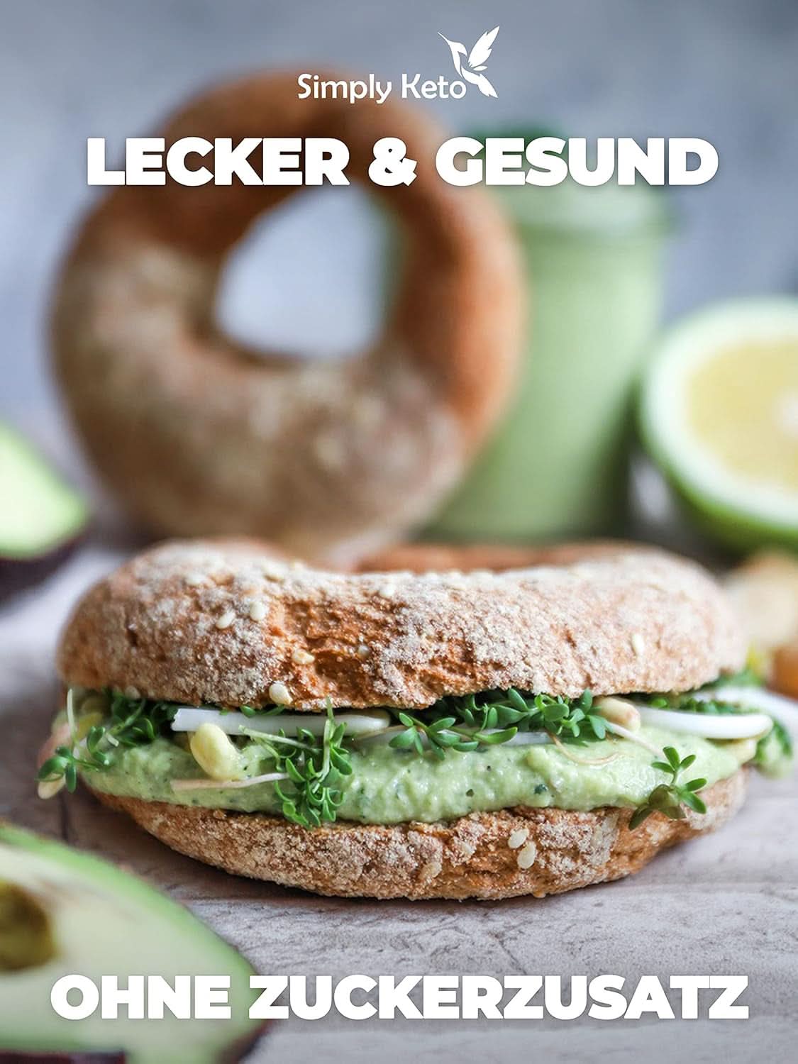 Simply Keto Lower Carb* Směs na pečení bagelů pro nižší sacharidy* a ketogenní dietu – bez laktózy a lepku – 335 gramů Naty Shop Kitchen