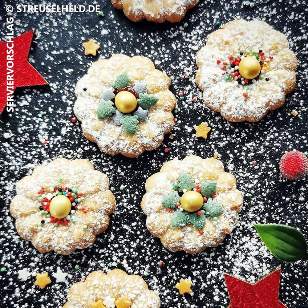 Sprinkles cu tematica de Crăciun, 40 grame Sprinkles Naty Shop