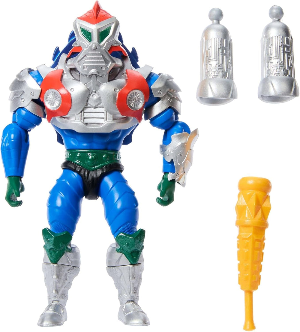 Masters of the Universe Origins Turtles of Grayskull Mekaneck Reptile Wars Pohyblivá akční figurka, Teenage Mutant Ninja a MOTU Crossover Hero Toy, JBN00, [Multicolor] Akční figurky Naty Shop Výchozí název