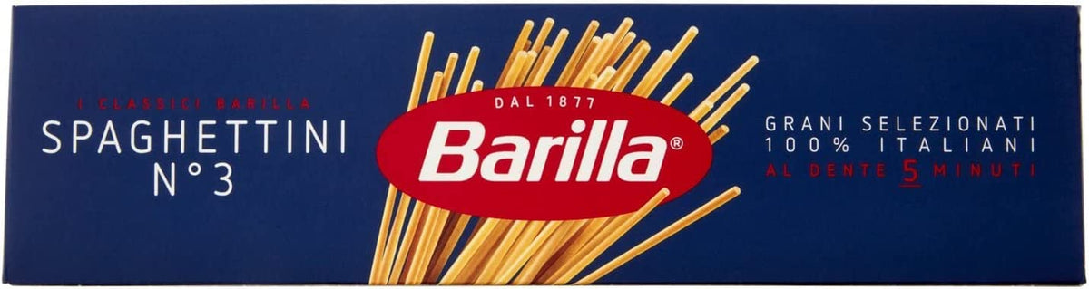 Barilla Pasta Klassische Spaghetti n.5 aus vysoce kvalitní Hartweizen immer al dente, (1 x 500 g), geschmacklos