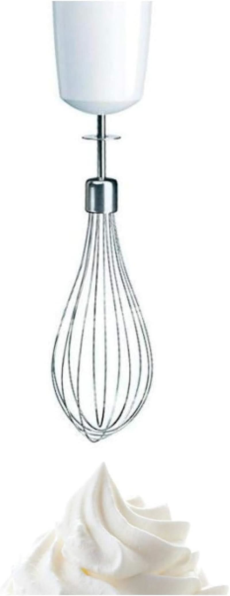 Braun Multiquick 3 MQ 3135 Omáčkový Stabmixer – Pürierstab Mit 11 Geschwindigkeiten plus Turbo-Stufe & Edelstahl-Mixfuß, 750 Watt, Inkl. 600 ml Mix-/Messbecher, Schneebesen & Zerkleinerer, Weiß/Grau Kitchen Naty Shop