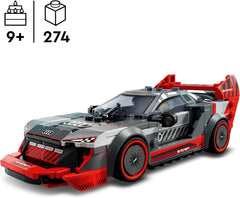 LEGO Speed Champions Audi S1 E-Tron Quattro závodní sada aut s hračkami na sestavení, hraním a vystavením, model auta pro děti, dárek pro 9leté chlapce a dívky 76921 Stavebnice Besuche den LEGO-Store