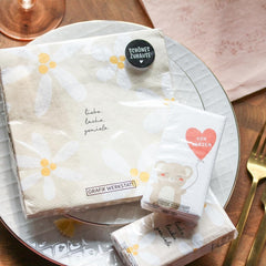 Grafik Werkstatt Serviettes Mit Spruch Groß | 20 bucăți | 16,5 X 16,5 Cm | Gri | Bon Appetit!