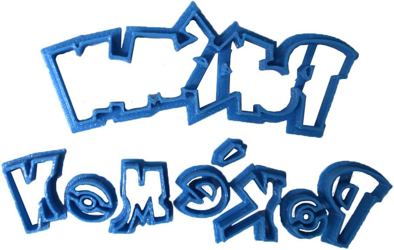 Formă de tăiat fondant Pokémon, albastră