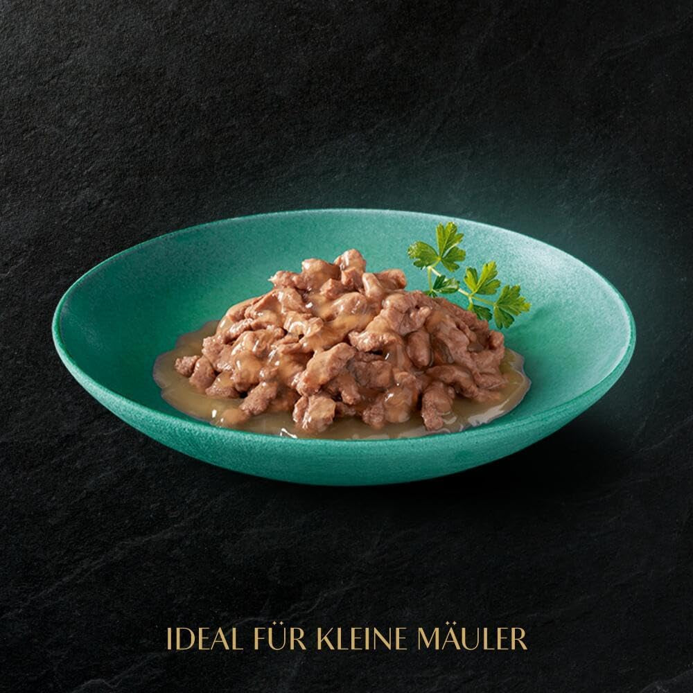 Hrană umedă Sheba pentru pisoi, în pliculețe variate, cu somon (MSC) și pui în sos, pachet multiplu 40x85g