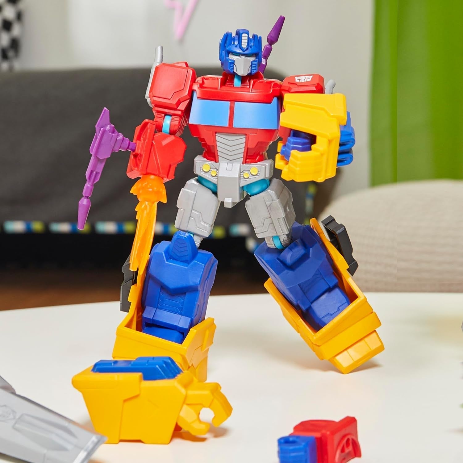 Transformers Mixmashers Optimus Prime Přizpůsobitelné Deluxe akční figurky a příslušenství Akční figurky Naty Shop