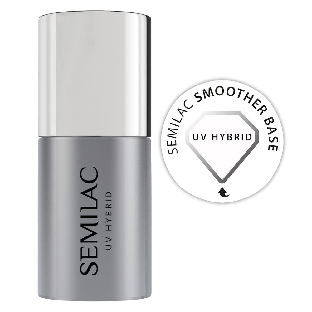 Semilac Pure & Clean UV báze pod lak na nehty 7ml – Samonivelační hybridní báze pro citlivé nehty