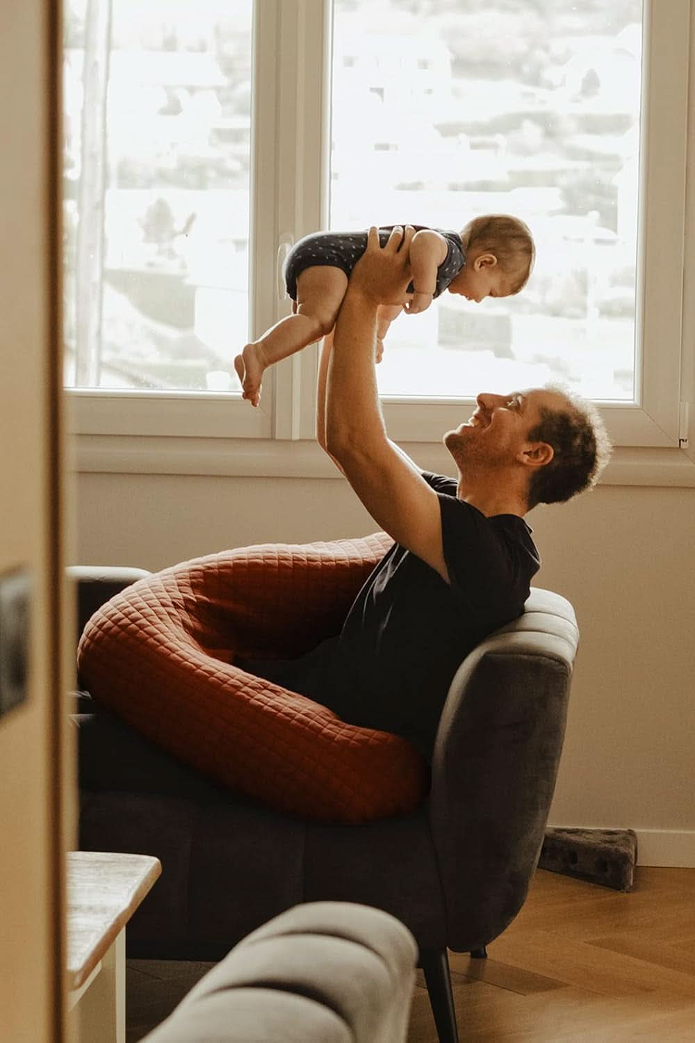 Red Castle - Těhotenský a kojící polštář, 170 cm Příslušenství Jídlo a kojení Bebe Naty Shop