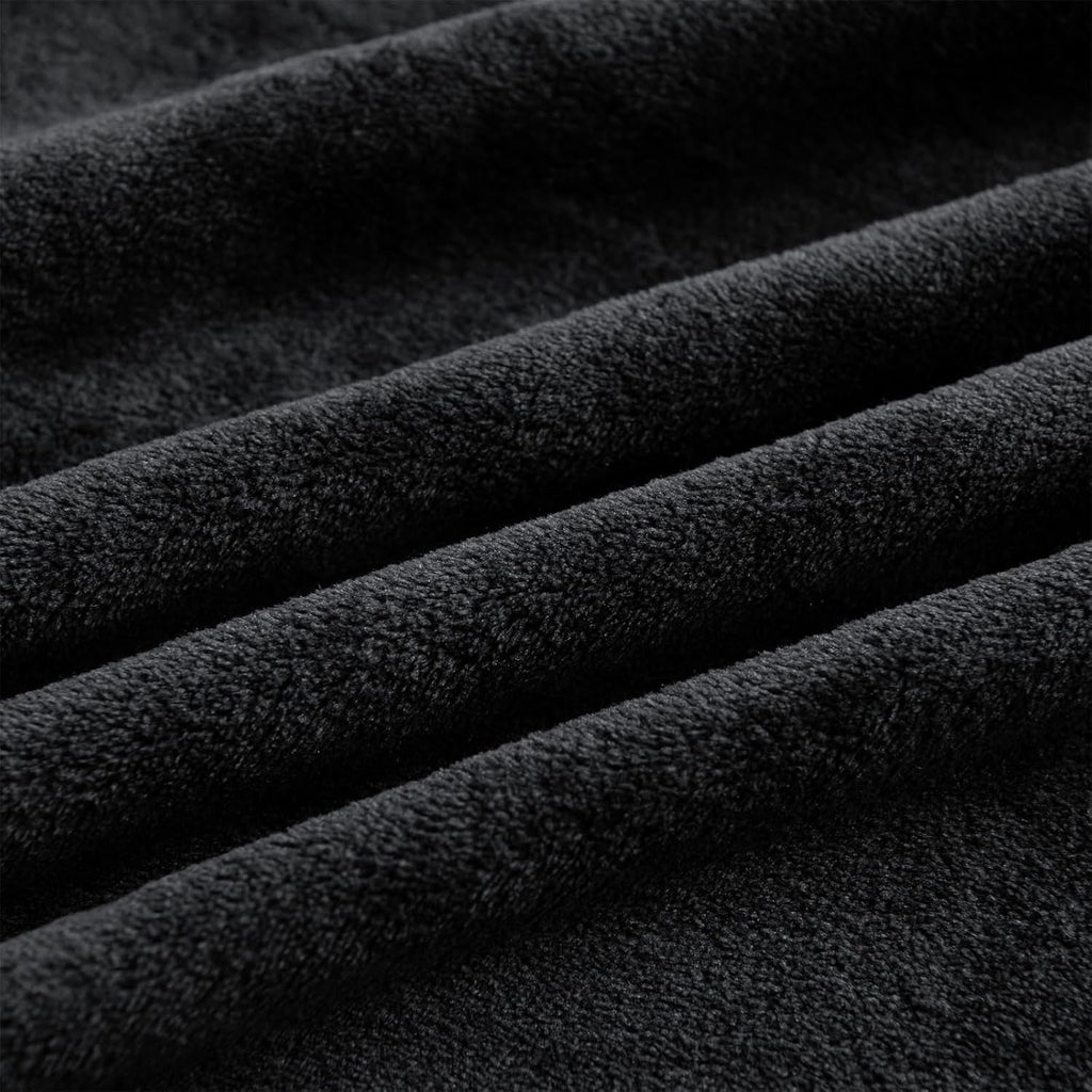 Good Nite Cosy Pătură Pătură pufoasă Pătură de pat Pătură de canapea XL Pătură de locuit Pătură din fleece 150X200Cm Negru Soft Warm Pături Pătură pufoasă Paturi si Cuverturi Good Nite