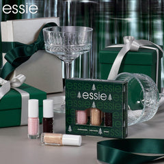 Stavebnice Essie Mini Trio XMAS, no. 13 Mademoiselle + č.p. 49 Wicky + ne. 570 Mani Thanks, 3 x 15 ml