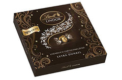 Lindt dárková kazeta LINDOR Extra Black 70% kakao, dárková čokoláda, cca. 15 lanýžů LINDOR, 186 g