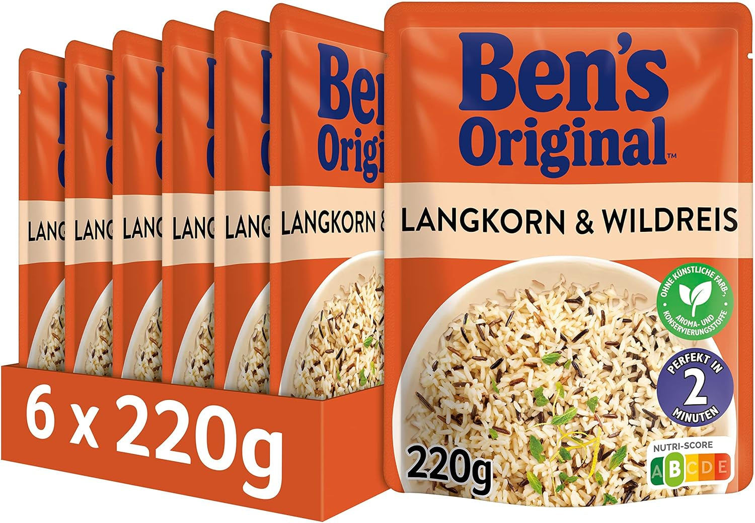 BEN'S ORIGINAL™ Express Basmati rýže 6 x 220 g