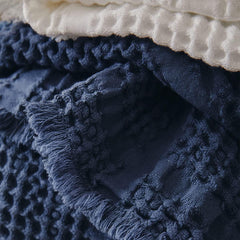 Obyčejná žakárová deka, bavlna, Yogi, 130 X 170 cm Přikrývky a přikrývky Naty Shop