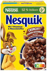 Nesquik Nestlé Nesquik Crunchy Breakfast, Cereálie s čokoládou a celozrnnými výrobky, 1 balení (1 x 330 g)
