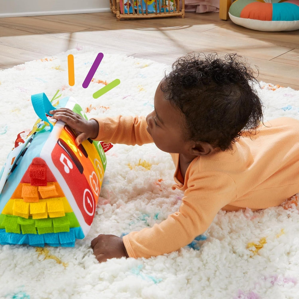 FISHER-PRICE Kick & Play Soft Piano - Pian de jucărie moale și portabil, design în creștere, clape colorate, pentru bebeluși de la naștere, HND54 Jucarii Bebe Naty Shop