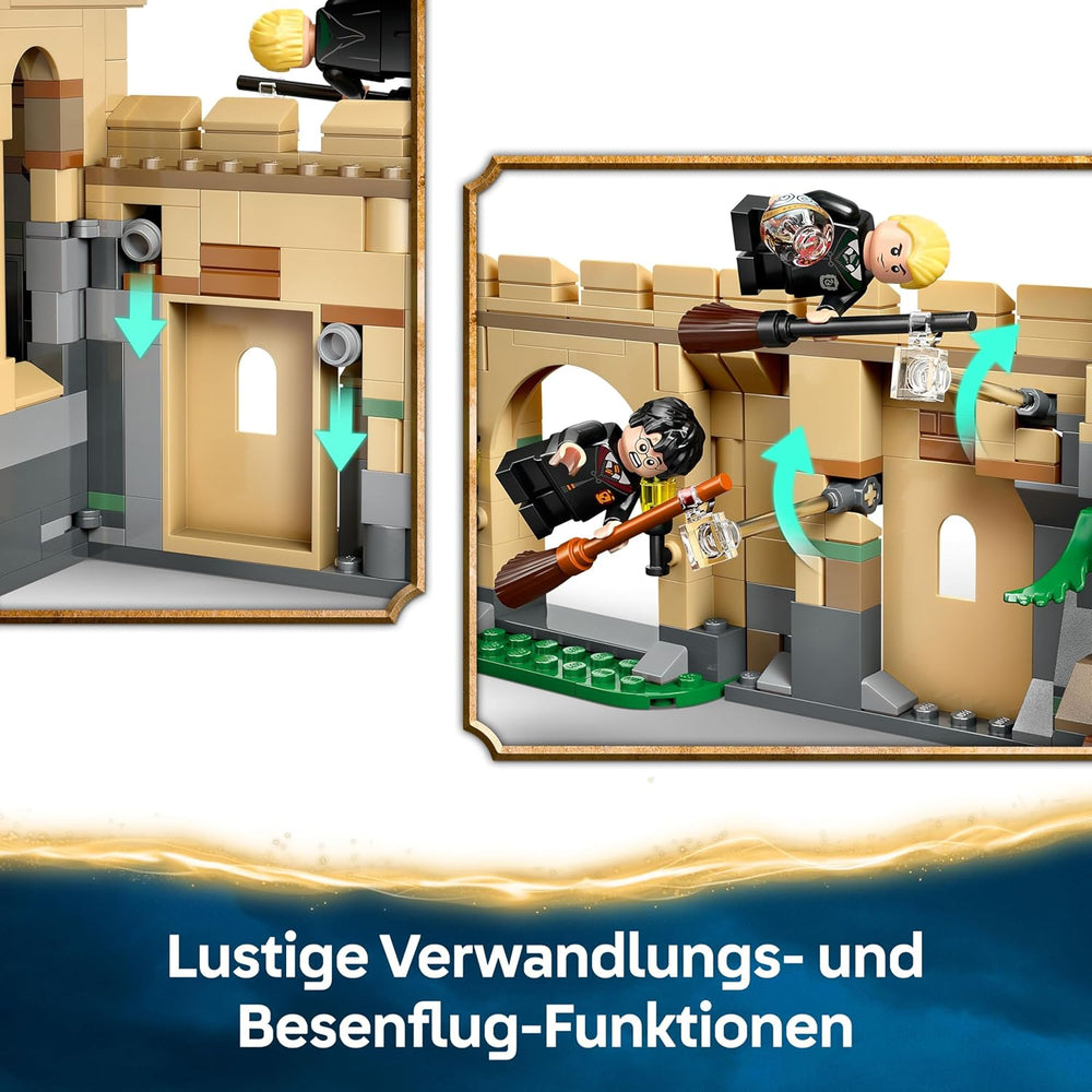 LEGO Harry Potter Schloss Hogwarts: Flugstunden, Abenteuer-Spielset se 6 minifigurkami zum Sammeln, vč. Draco Malfoy a profesorka McGonagallová, Rollenspiel Set für Jungen und Mädchen ab 9 Jahren 76447