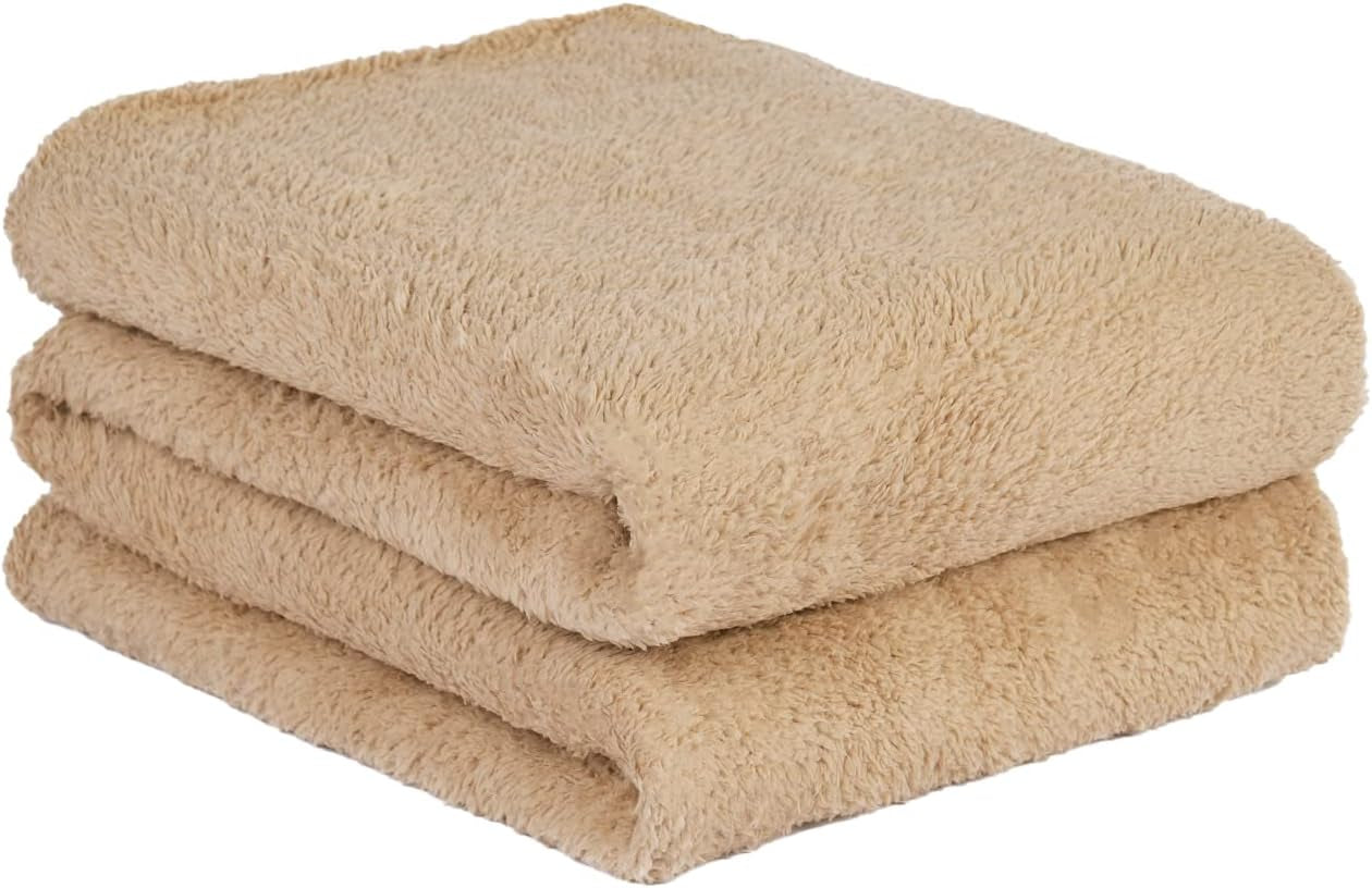 Brentford's Teddy Fleece deka Velká deka na postel Plyšová super měkká teplá pohovka Přehoz přes postel Černá - 150 X 200 Cm Postele a deky Besuche den Brentfords-Store Latté 200 X 240 Cm