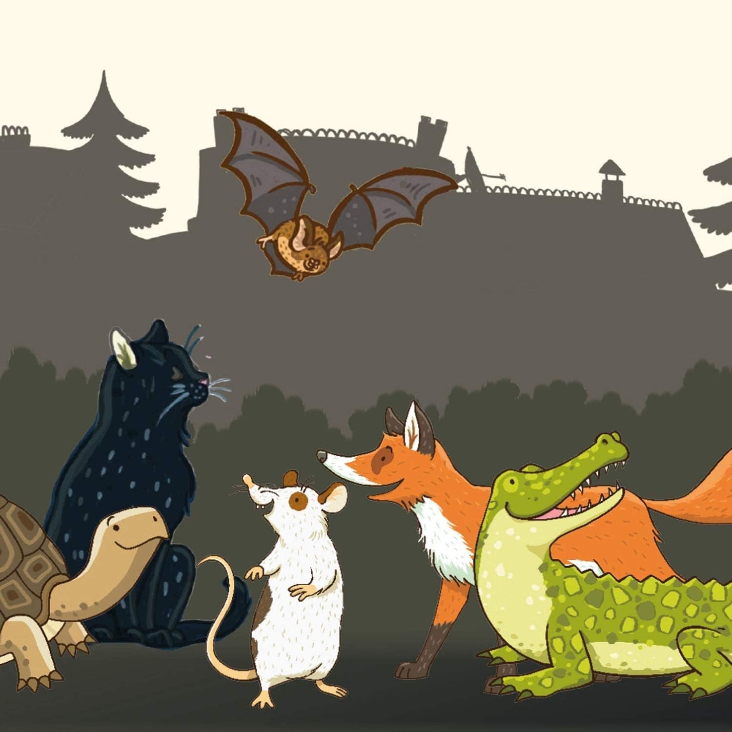 Kosmos 697679 Škola kouzelných zvířat Úžasné! Hra se zvláštním zvratem. 6+ kostková hra, kooperativní desková hra, rodinná hra, společenská hra