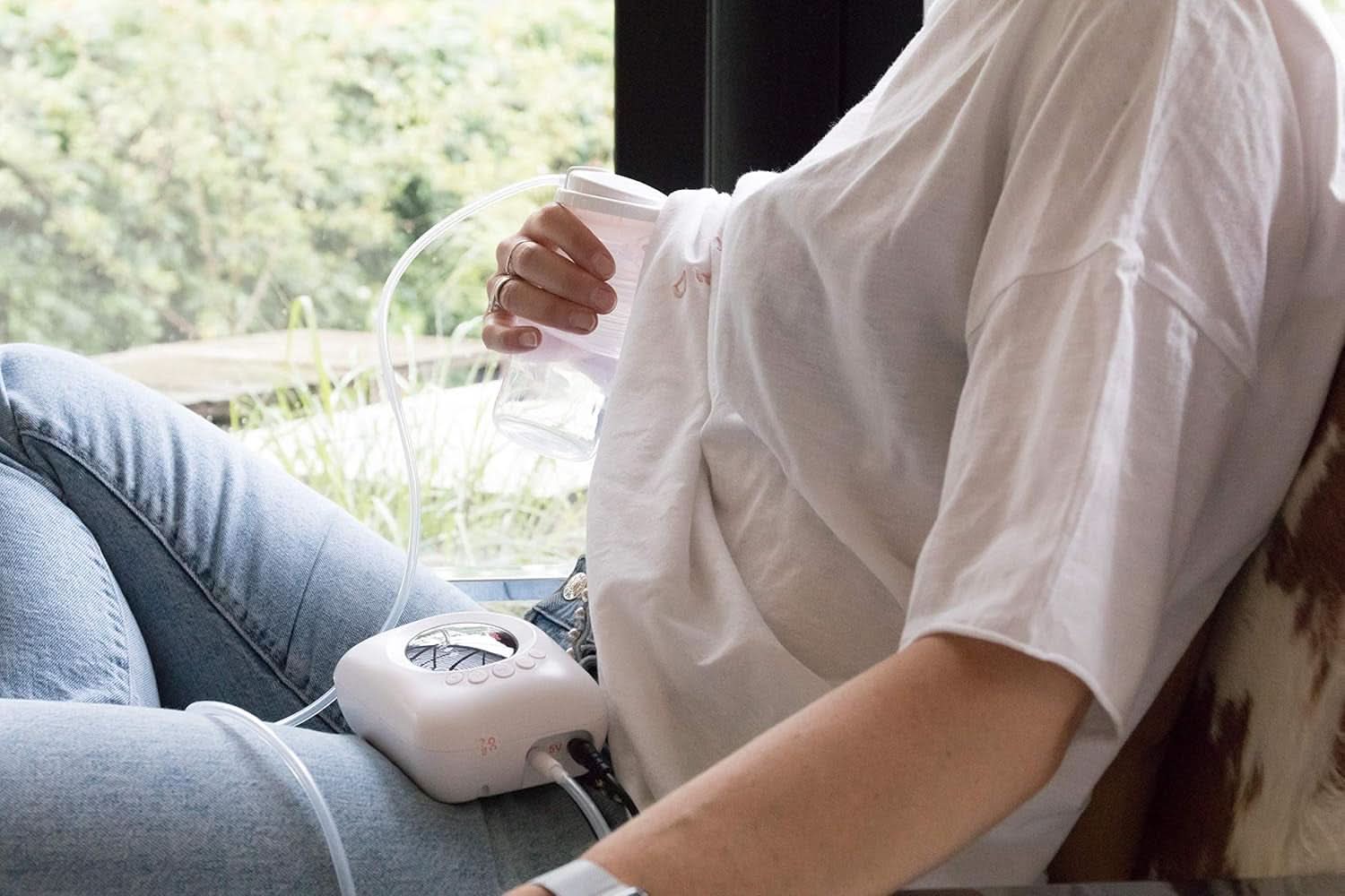 Nuby - Elektrische Milchpumpe Mit Digitaler Anzeige Příslušenství Jídlo a kojení Bebe Naty Shop